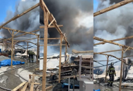 Incêndio atinge depósito de produtos químicos na zona Norte de SP