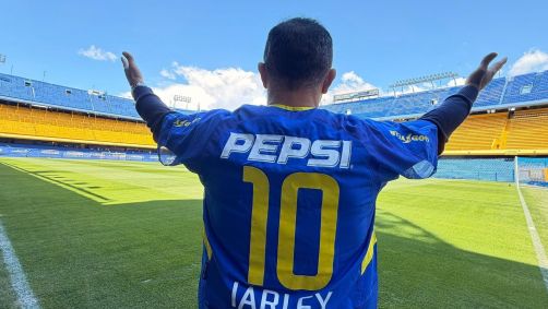 Iarley fez histórica com a camisa do Boca Juniors