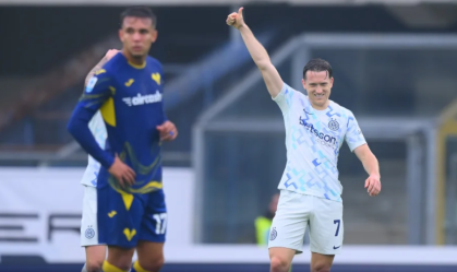 Inter de Milão vence Verona e encosta na liderança do Italiano