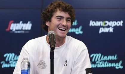 João Fonseca durante coletiva