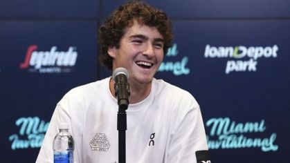 João Fonseca durante coletiva