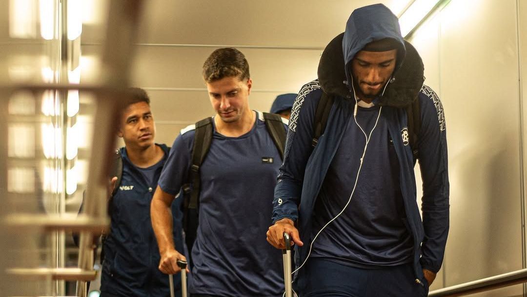 Jogadores do Remo em Santa Catarina