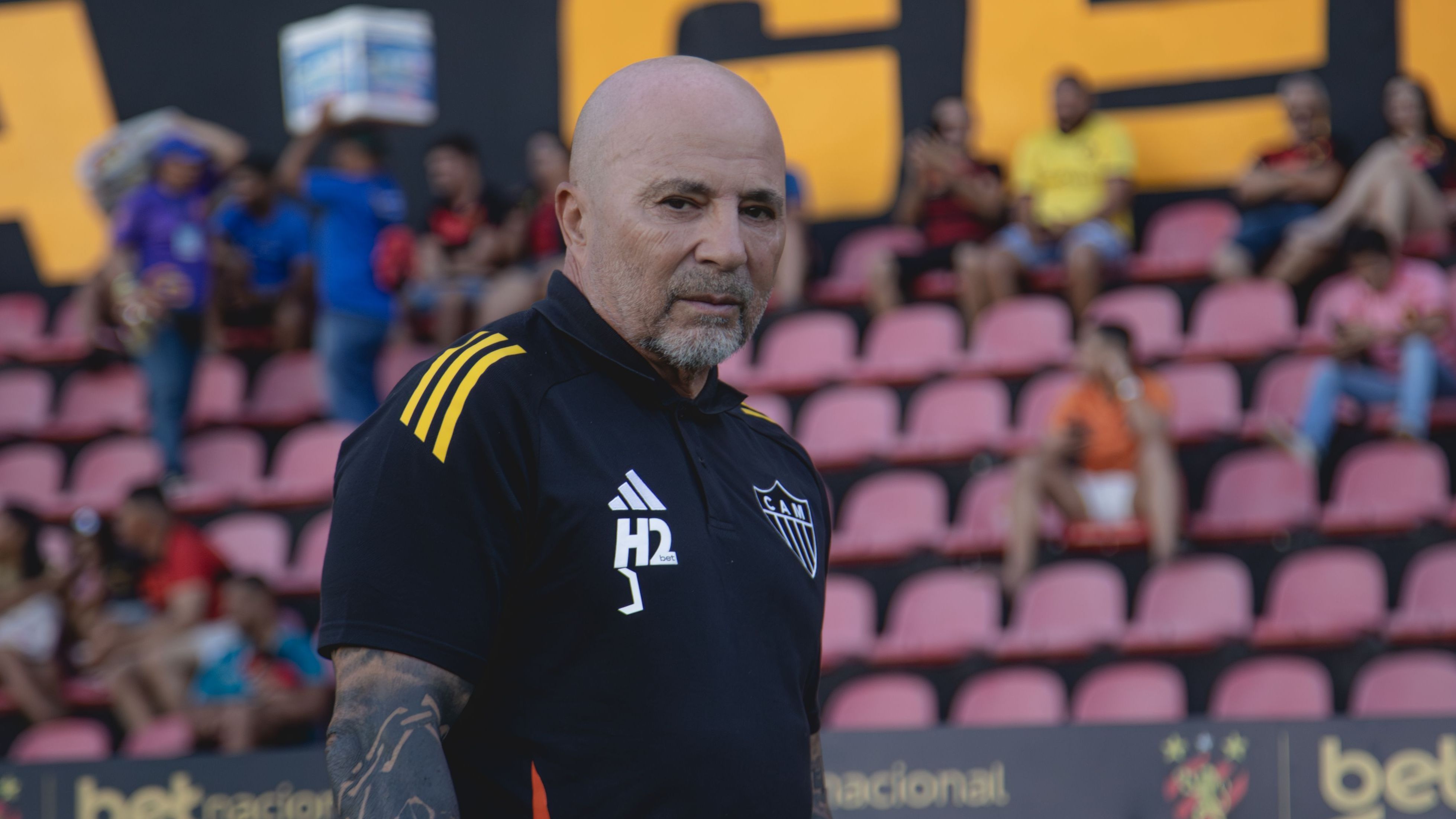 Jorge Sampaoli durante Sport x Atlético-MG Brasileirão