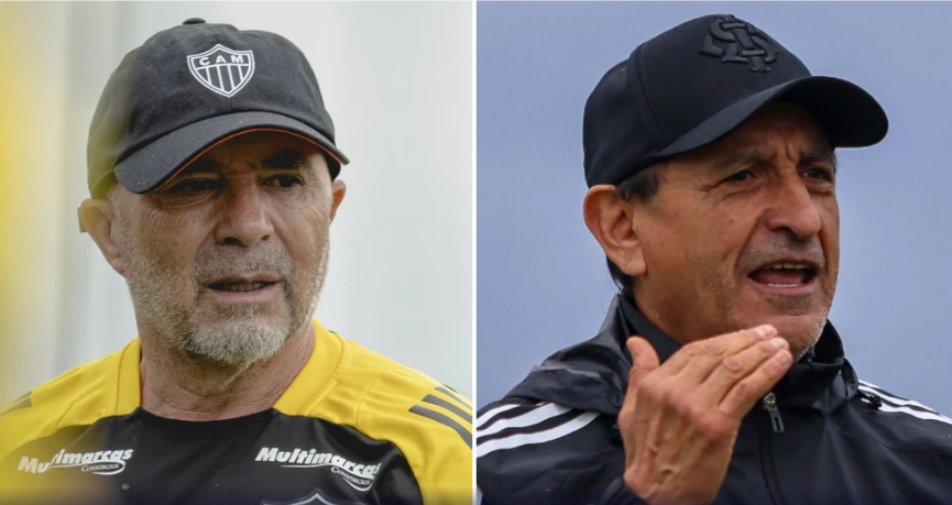 Jorge Sampaoli e Ramon Díaz se enfrentarão no Brasileirão
