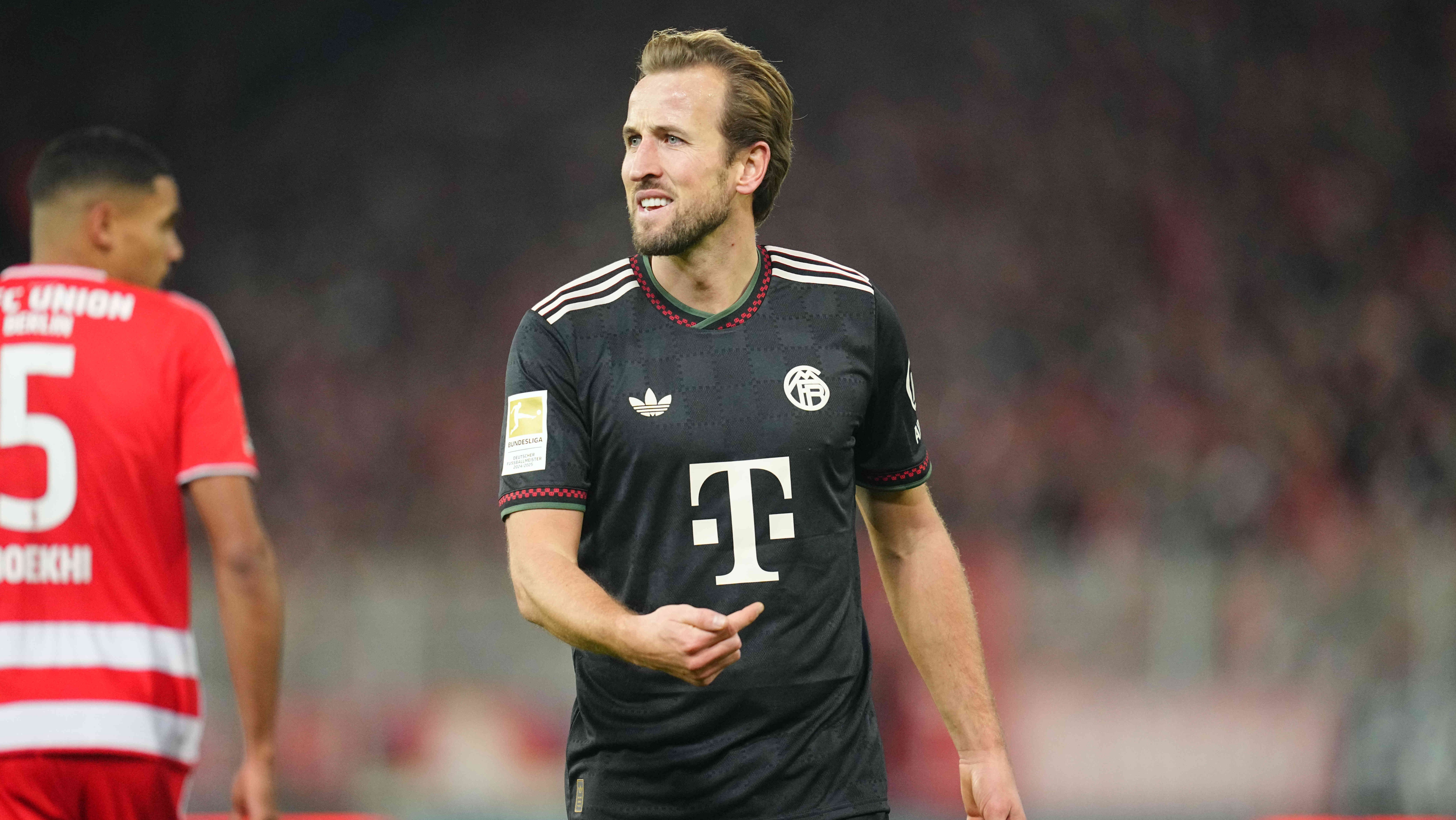 Harry Kane durante partida do Bayern