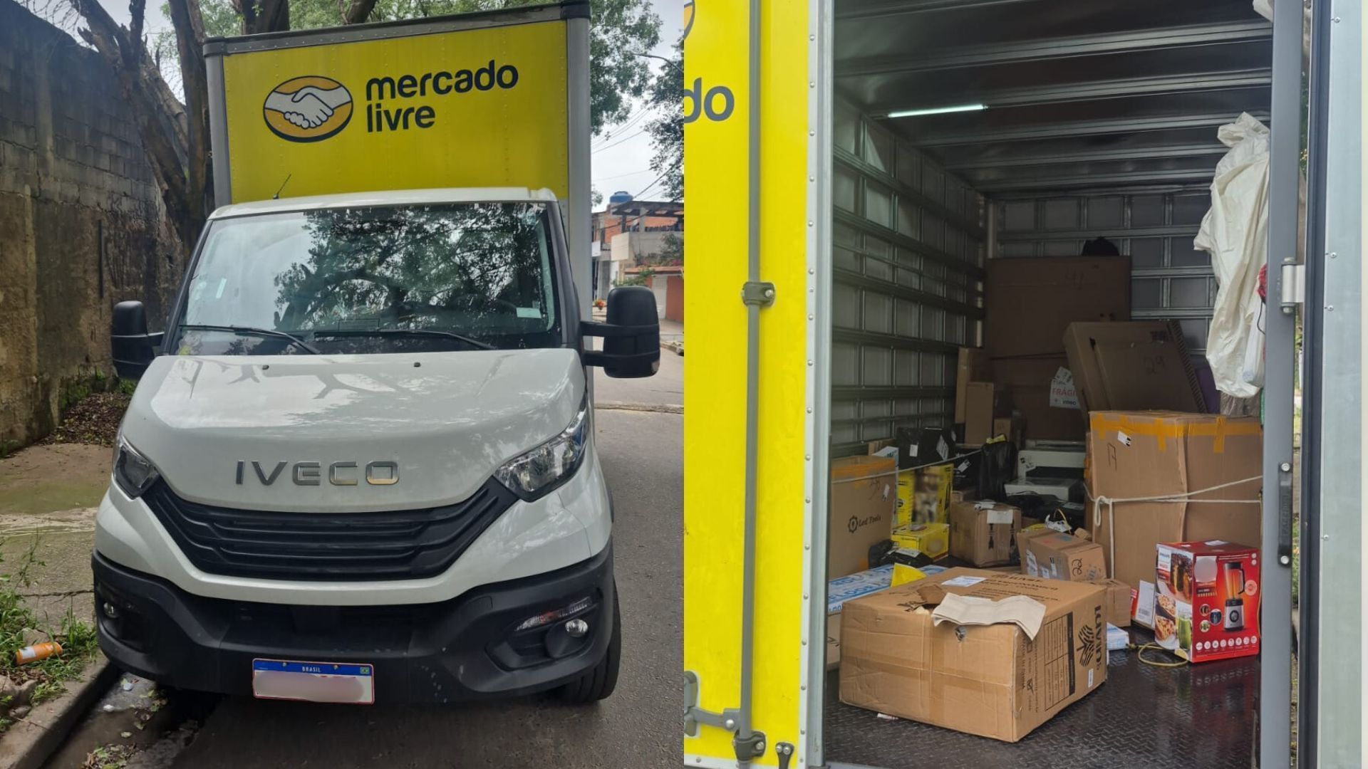 Mercadoria era avalia em R$ 10 mil • Reprodução