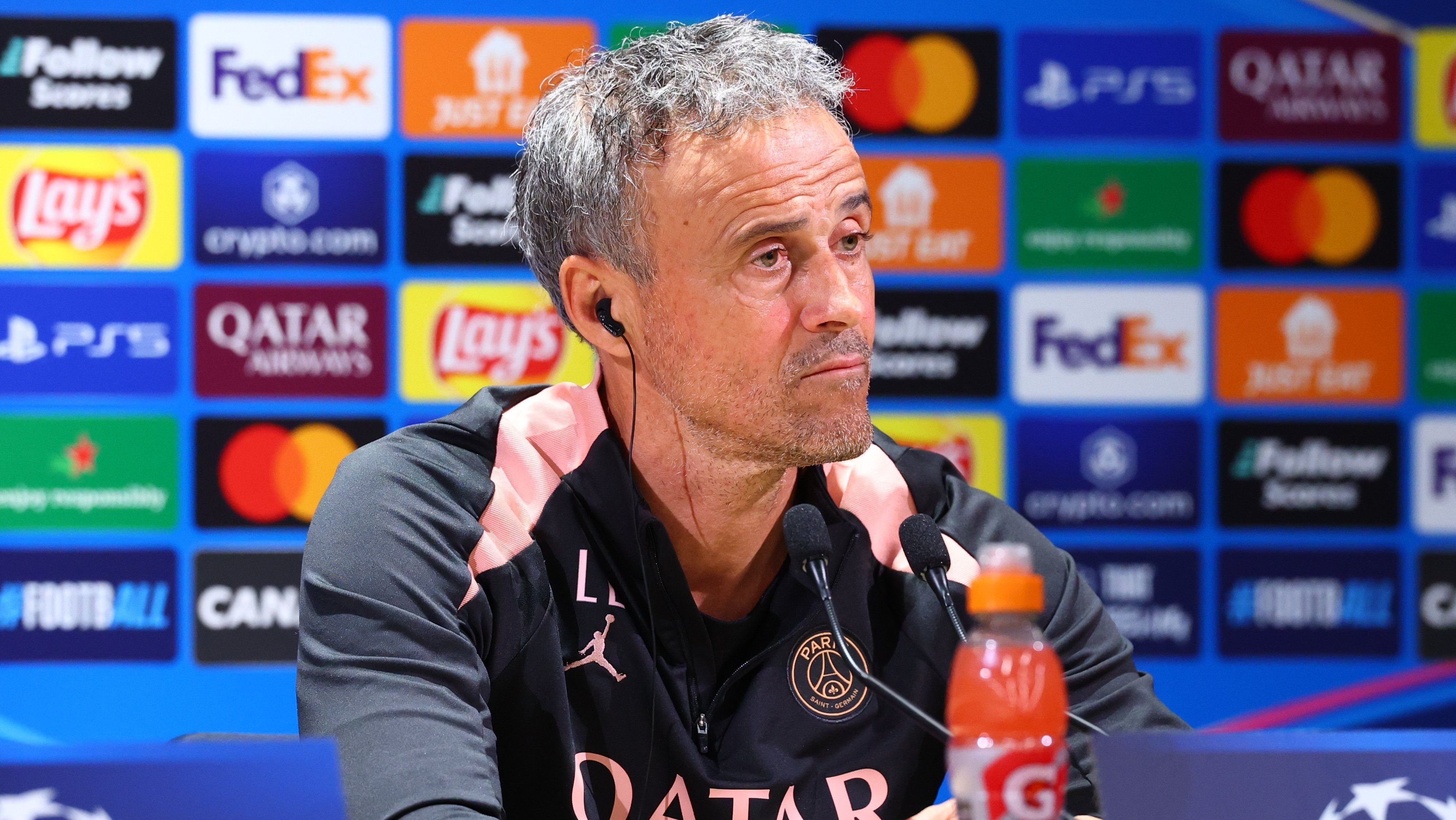 Luis Enrique, técnico do PSG