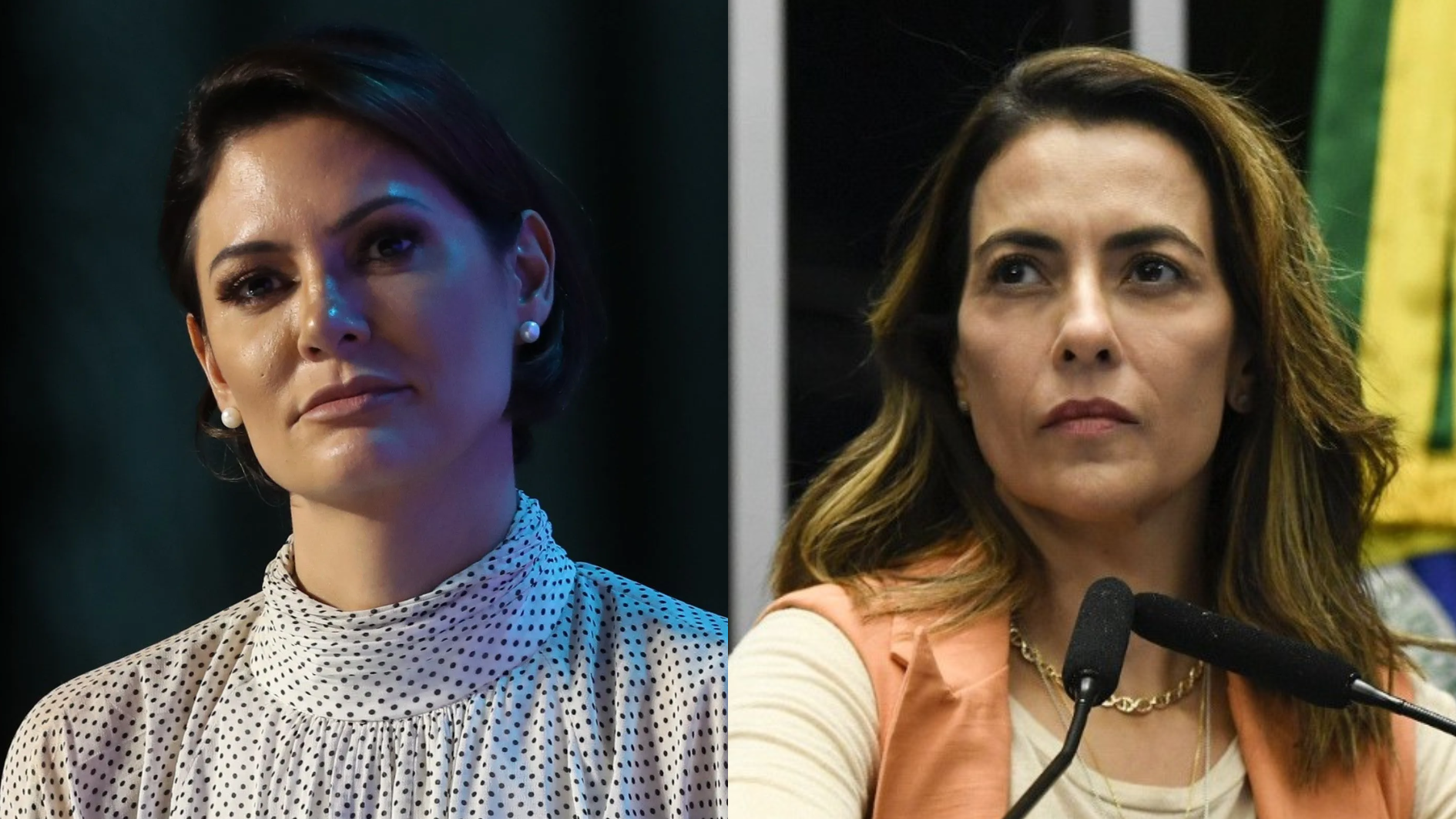 Michelle Bolsonaro e Soraya Thronicke