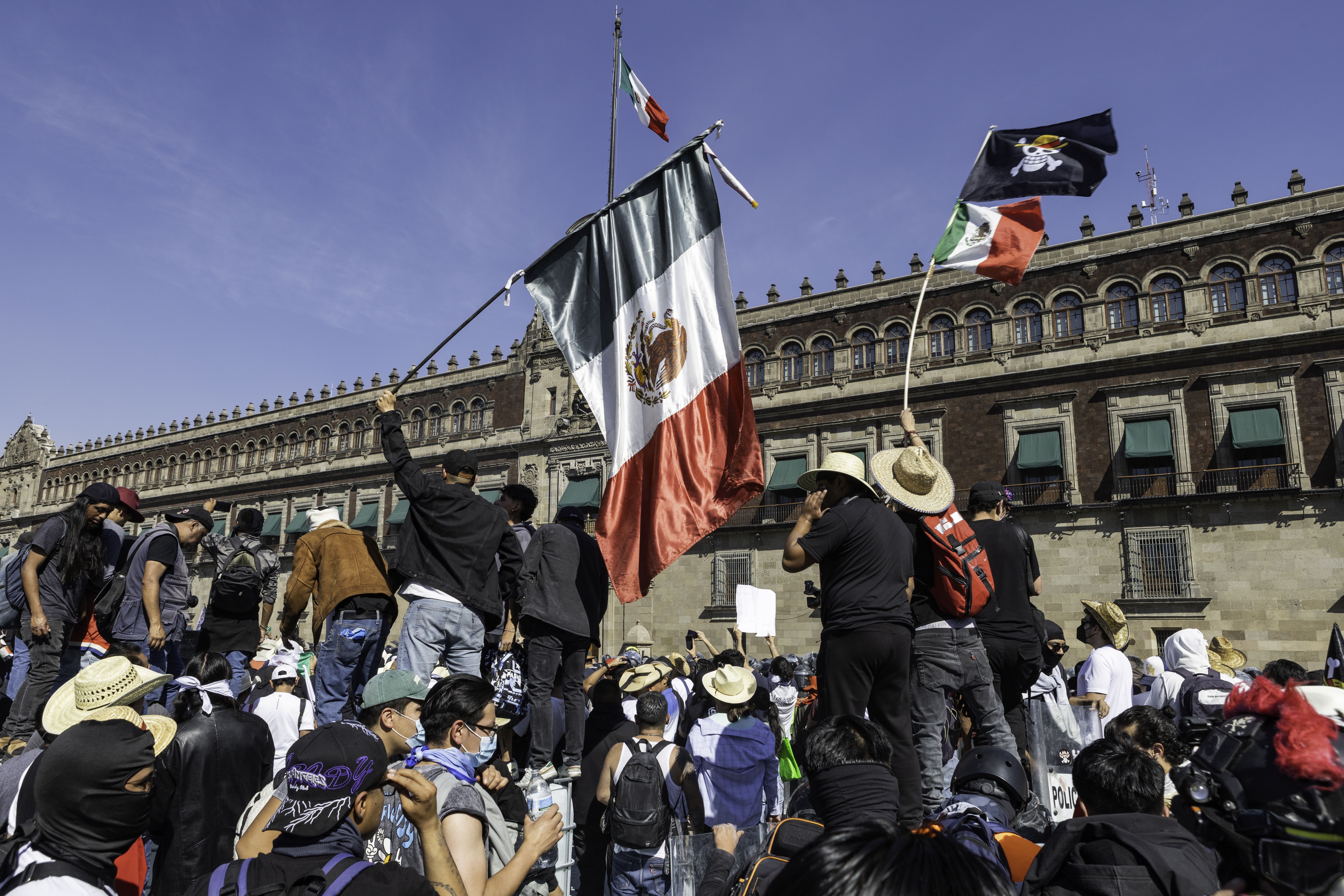 Movimento da Geração Z protesta no México