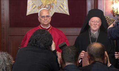 Papa Leão XIV assina declaração conjunta com líder ortodoxo em Istambul