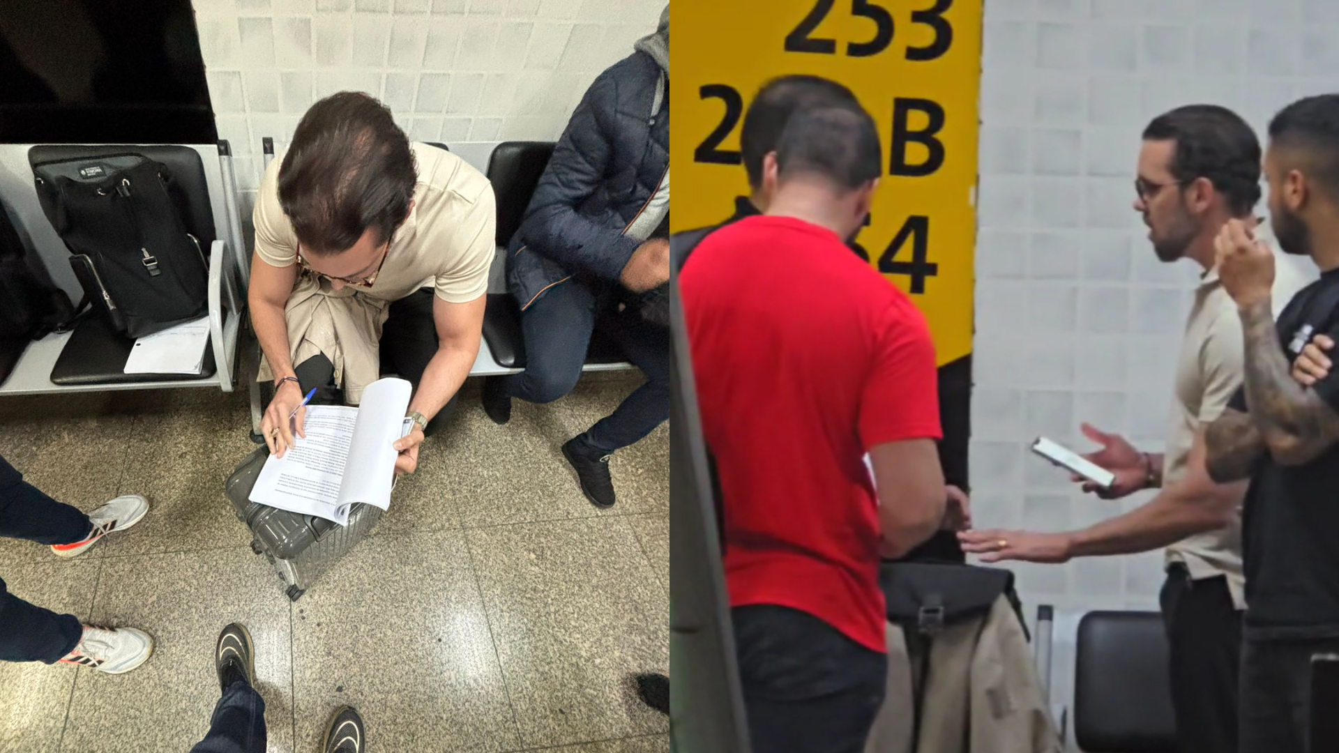 Os homens foram identificados como Haran Santiago Girão Sampaio e Danillo Coelho de Sousa, alvos da operação Carbono Oculto 86. 