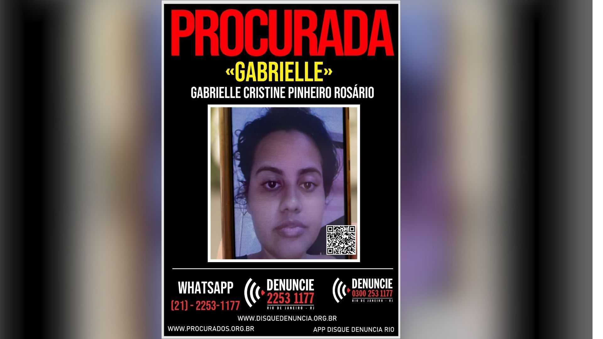Cartaz madrasta morte Sepetiba