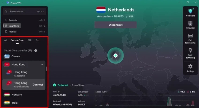 O ProtonVPN é uma das opções de VPN grátis no mercado • ProtonVPN