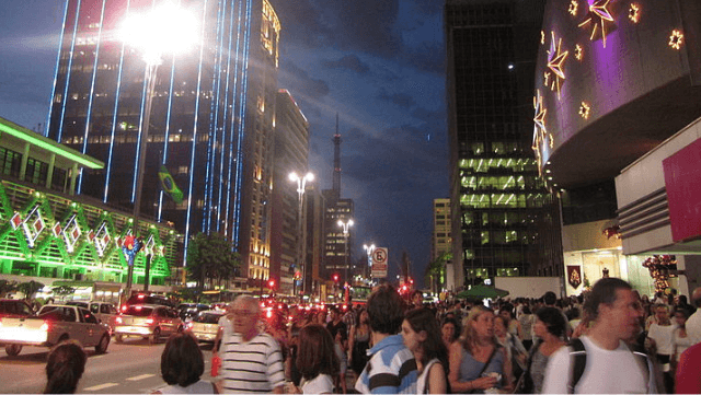 Natal na Av Paulista