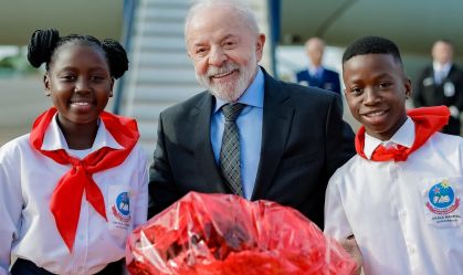 Presidente Lula desembarca em Moçambique para visita de um dia