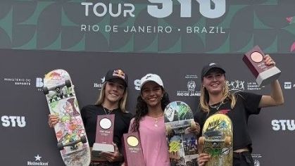 Rayssa é pentacampeã do STU Pro Tour do Rio
