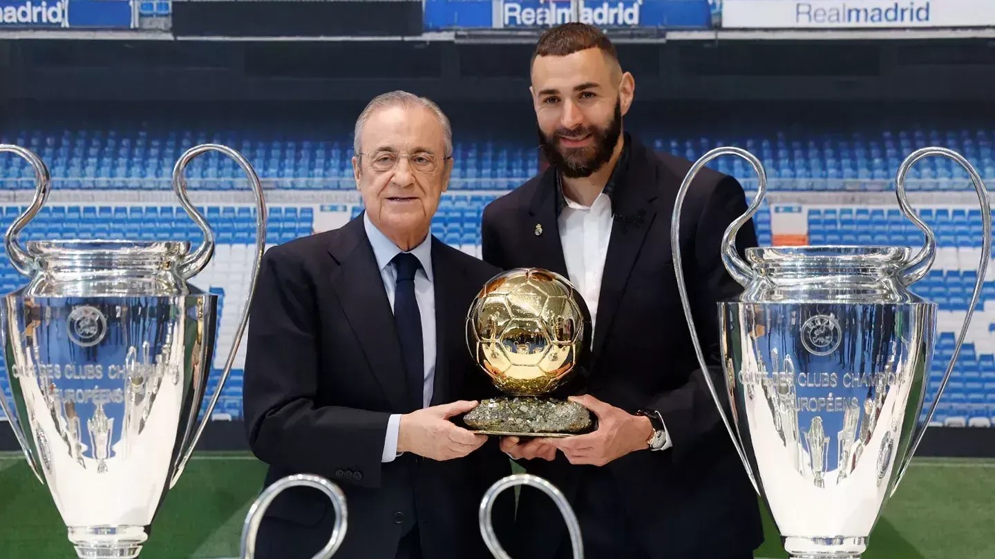 Karim Benzema e Florentino Pérez