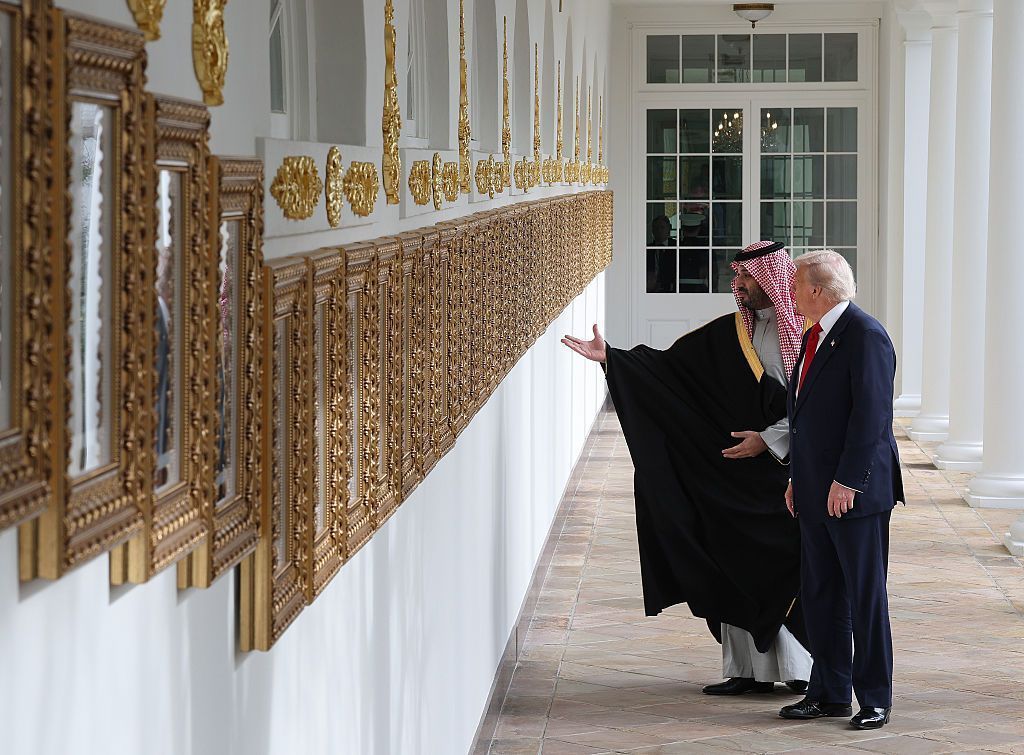 Trump se reúne com príncipe saudita