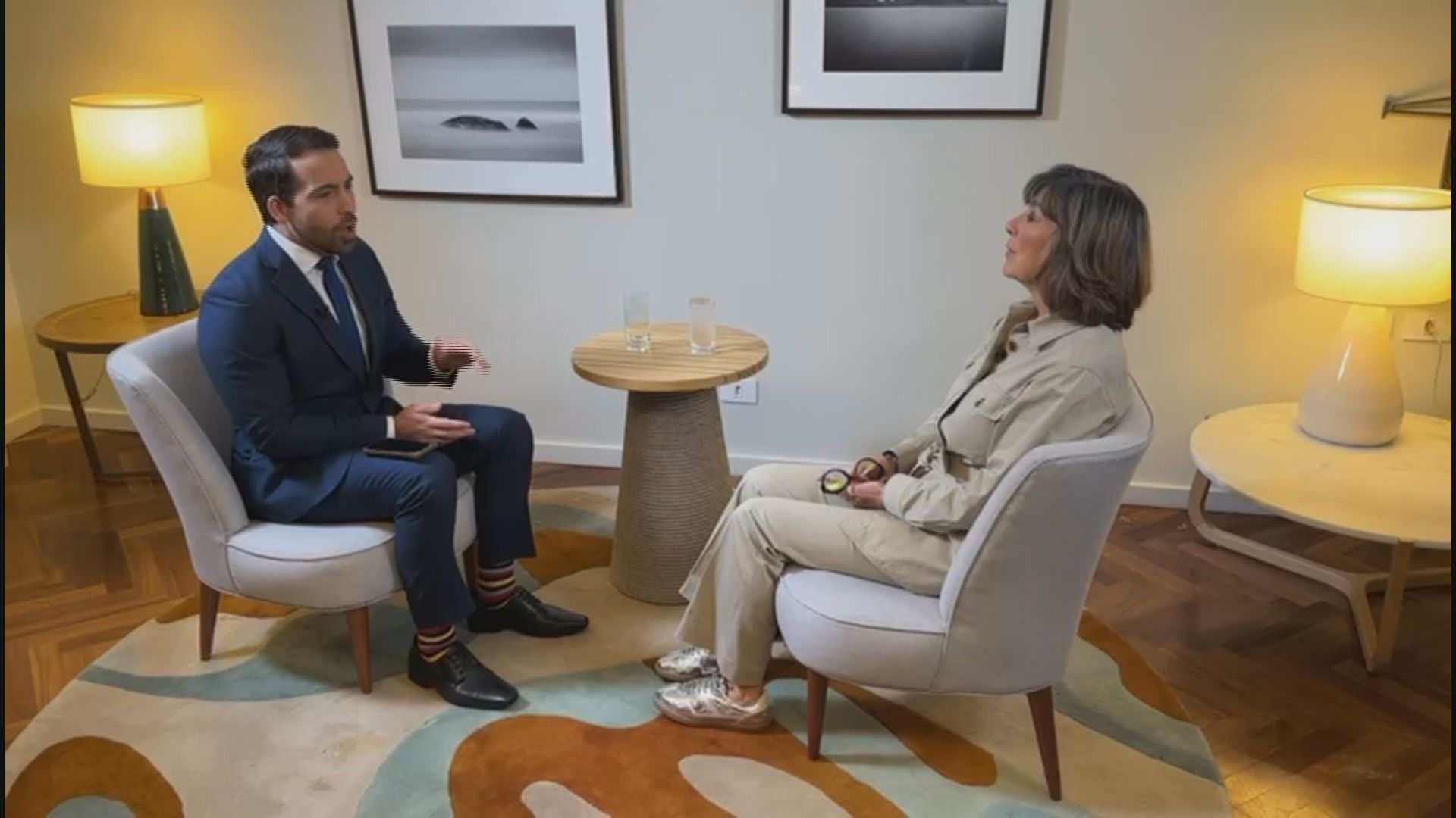 Uribe entrevista Amanpour