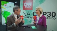 Estamos no caminho para atingir metas até 2030, diz Von der Leyen à CNN