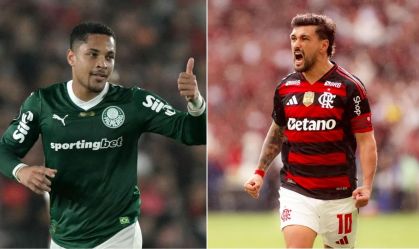 Vitor Roque e Arrascaeta