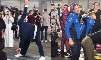 Djokovic dá aula na pista do GP do Catar e "castiga" Franco Colapinto