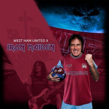 Com Paquetá como modelo, West Ham e Iron Maiden lançam camisa