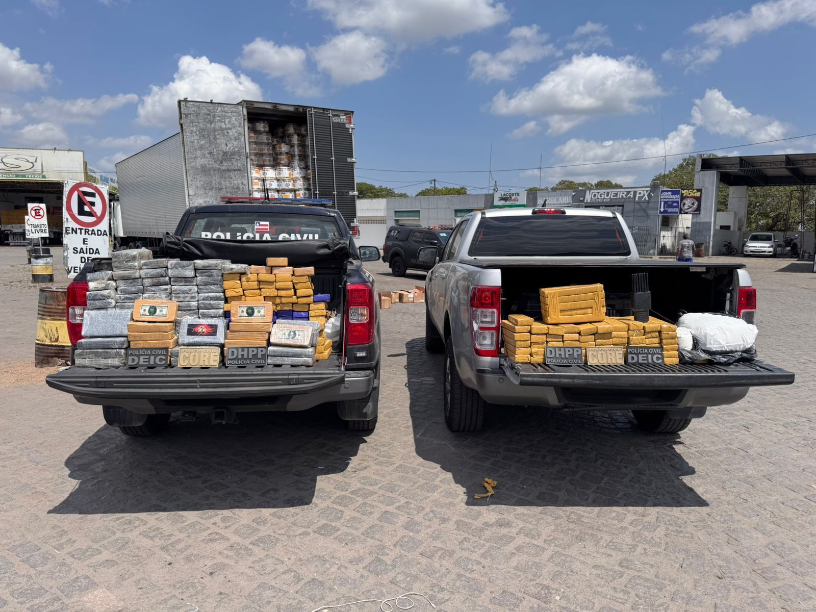 Imagem de destaque do post: BA: motorista de caminhão é preso transportando droga do Comando Vermelho