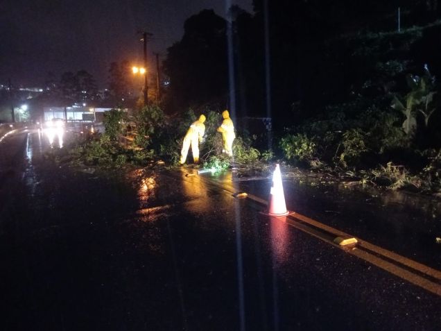 Cidades são destruídas por chuvas intensas e vendavais • Reprodução/ Corpo de Bombeiros Santa Catarina