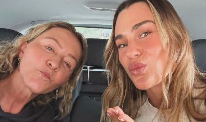 Já no Brasil, Aryna Sabalenka posa com a sogra