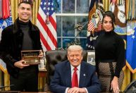 O que é a chave que Cristiano Ronaldo recebeu de Trump?