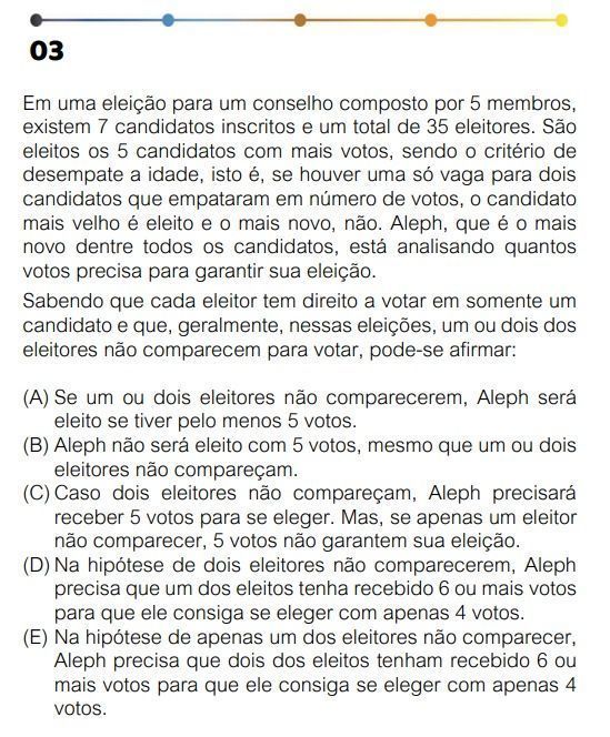 Questão de matemática contestada por professores da prova V1 da Fuvest desde domingo (23) • Reprodução