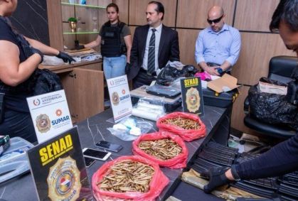 Operação no Paraguai desmonta esquema que enviava armas e drogas para o CV