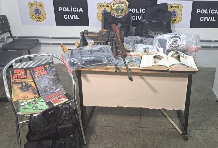 Imagem de destaque do post: Suspeitos de abastecer facções com armas artesanais são presos na Bahia