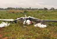 Avião de pequeno porte cai e duas pessoas morrem em Mato Grosso