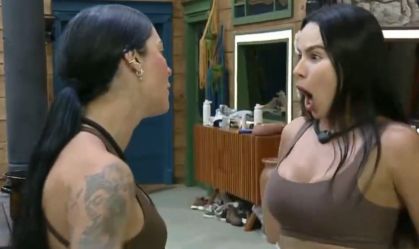 Tamires provoca Rayane em "A Fazenda": "Belo é doido pela Gracyanne"