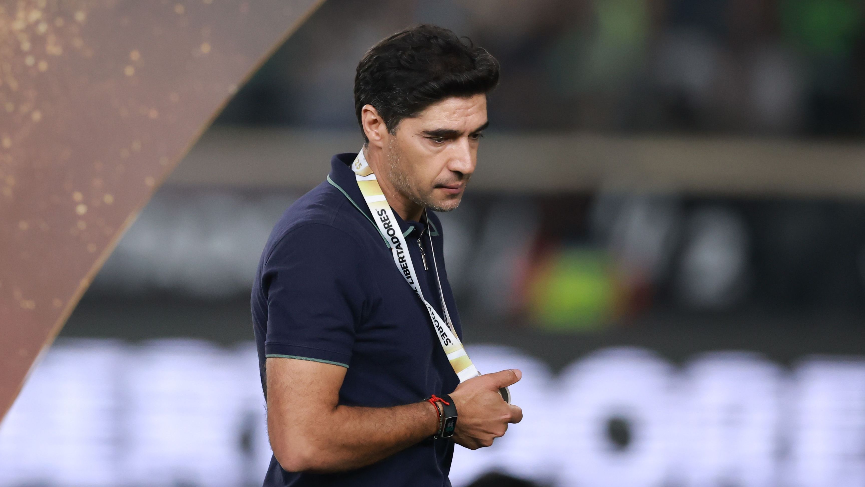 Abel Ferreira, técnico do Palmeiras, após a final da Libertadores