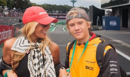 Adriane Galisteu sobre filho querer se tornar piloto de F1: "Não ouvi"