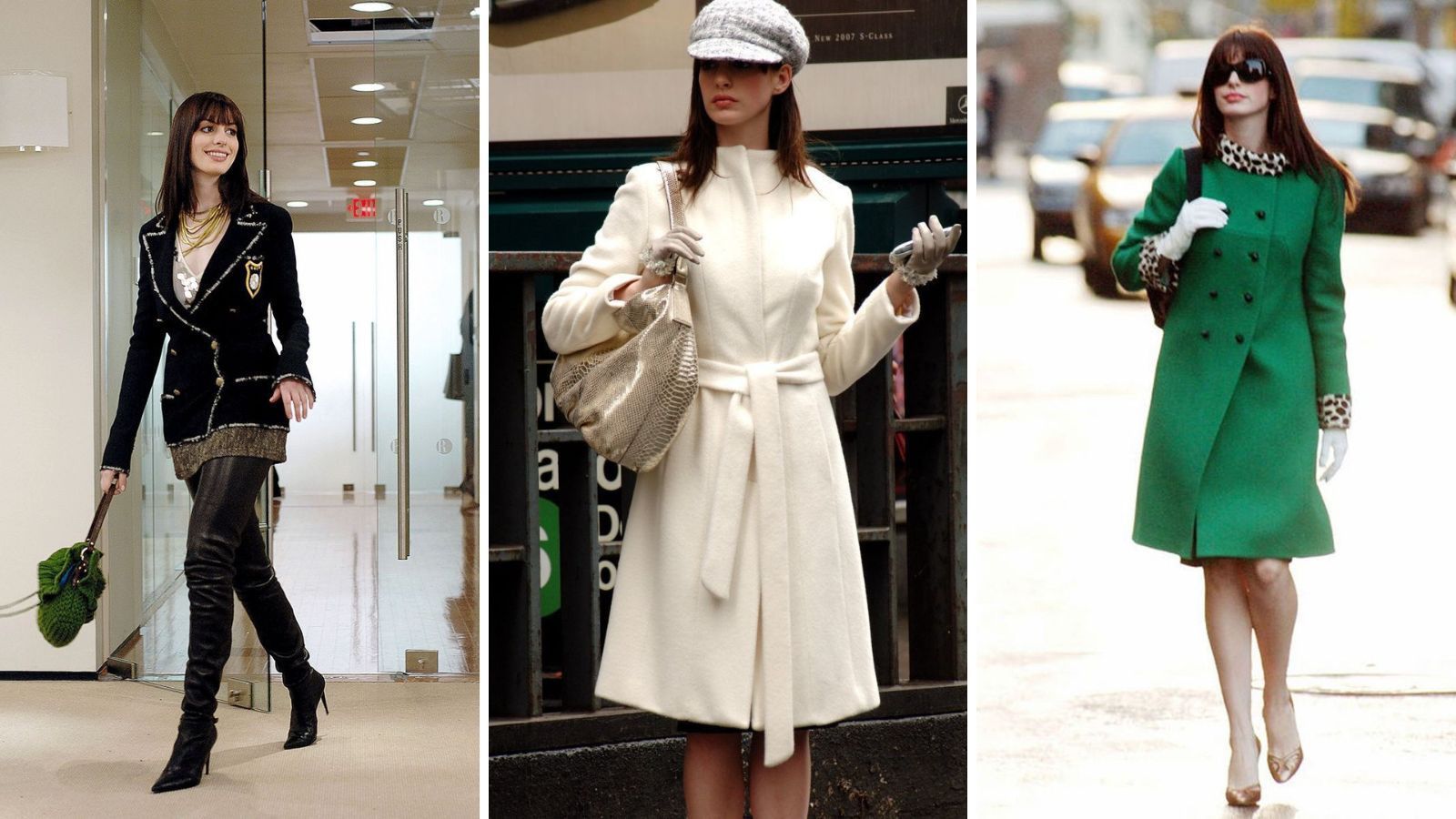 Anne Hathaway em "O Diabo Veste Prada" • Reprodução/Pinterest