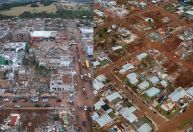 Após quase duas semanas, veja situação de cidade atingida por tornado no PR