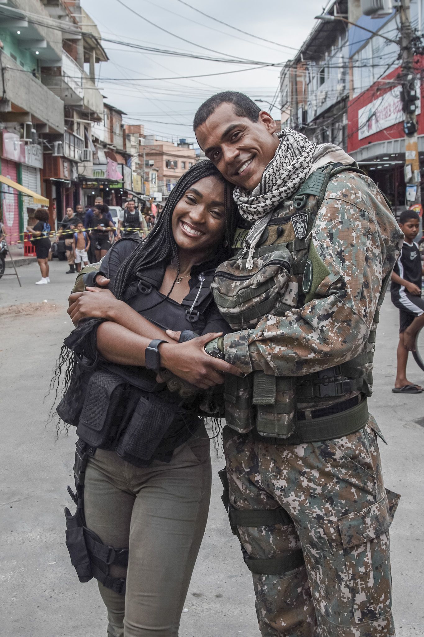 Marcello Melo Jr. e Érika Januza protagonizam a quarta temporada de "Arcanjo Renegado" • Divulgação/Globo