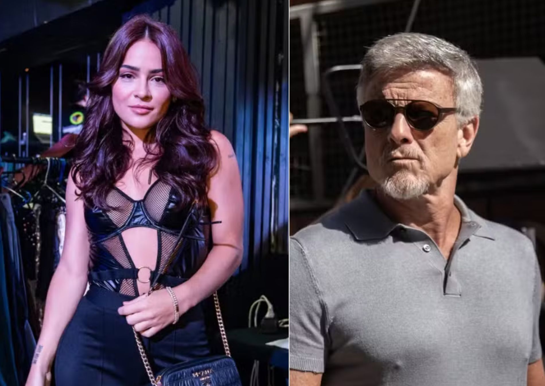 Giullia Buscacio e Marcello Novaes estão na quarta temporada de "Arcanjo Renegado" • Divulgação/Globo
