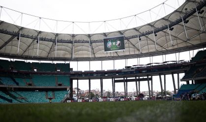 Arena Fonte Nova antes de a bola rolar para Bahia x Vasco