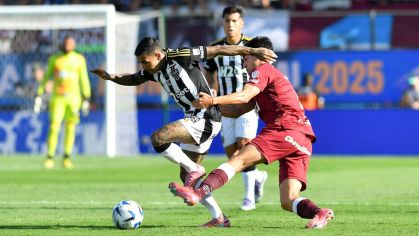 Lance de Lanús x Atlético-MG pela final da Copa Sul-Americana