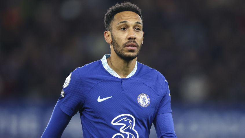 Aubameyang teve passagem apagada no Chelsea • Foto: Robin Jones/Getty Images