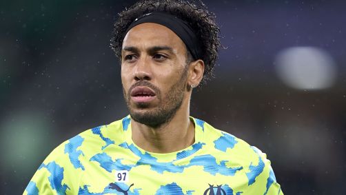 Aubameyang em partida do Marseille