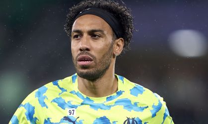 Aubameyang em partida do Marseille
