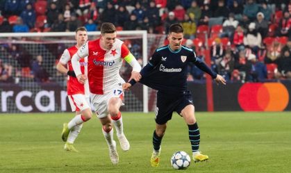 Champions: Athletic Bilbao empata com o Slavia Praga e segue em má fase