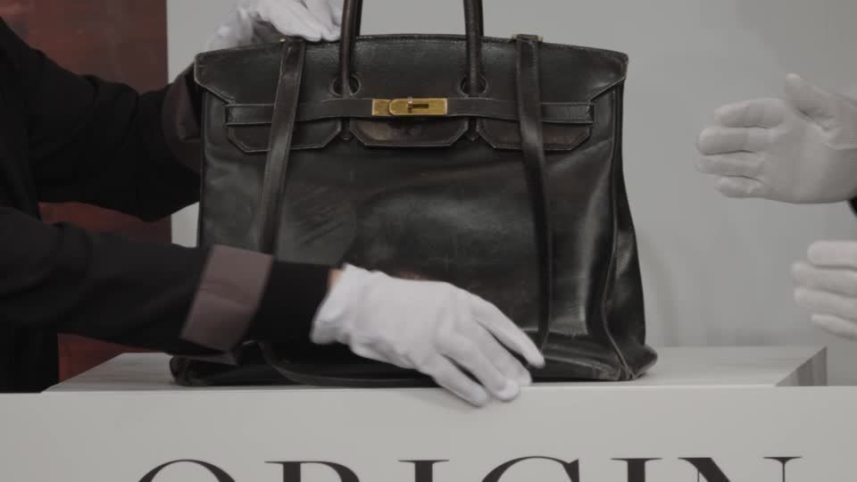 Original Birkin bag unveiled in Japan after record $10 million purchase