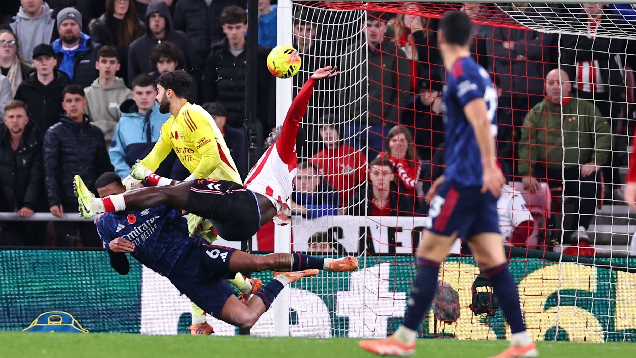 Brobbey fez o gol de empate do Sunderland contra o Arsenal